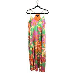 Tahari ASL Floral Maxi Dress Size Small‎